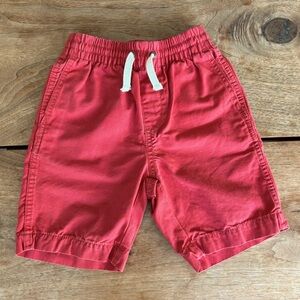 GAP Kids XS Shorts Tomato Red - Cotton, Elastic Drawstring EUC